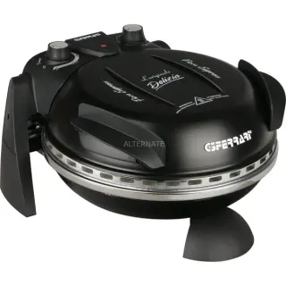 G3 Ferrari Delizia Pizzaofen G1000610 (schwarz, 1.200 Watt, für Pizza Ø 31cm)