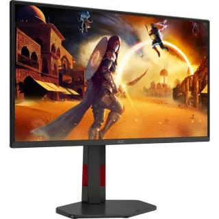 AOC Q25G4SR, Gaming-Monitor (62.2 cm (24.5 Zoll), schwarz/rot, QHD, Fast-IPS, HDR, HDMI, DP, 300Hz Panel)