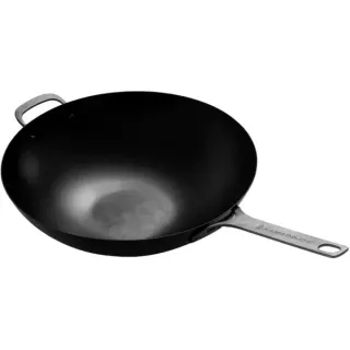 Kamado Joe Karbonstahl-Wok (schwarz)