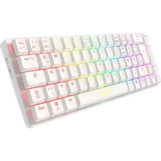 Sharkoon PureWriter W65, Tastatur (weiß, DE-Layout, Kailh Choc V2 Low Profile Red, B-Ware)