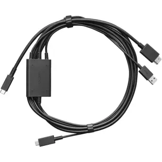 Wacom One 3 in 1 Kabel, 2 Meter (schwarz, für Wacom One 12 / One 13 touch)
