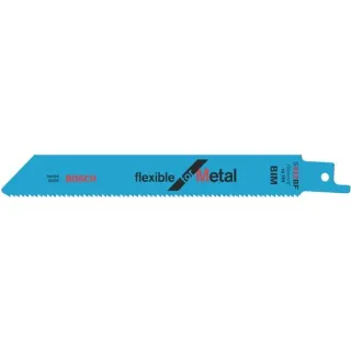 Bosch Professional Säbelsägeblatt S 922 BF Flexible for Metal, 25 Stück (Länge 150mm)