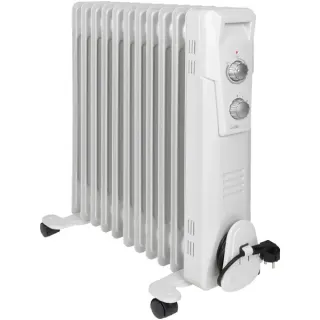 Clatronic Ölradiator RA 3737 (weiß, 11 Heizrippen)