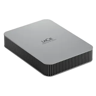 LaCie Mobile Drive Secure 5 TB, Externe Festplatte (grau, USB-C 3.2 (5 Gbit/s))