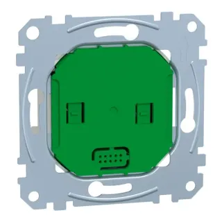 Merten Raumtemperaturregler Einsatz 2 Ampere ZigBee mit Touch-Display und Fernsteuerung, Heizungsthermostat (Retail)