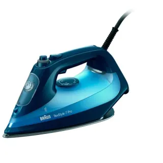 Braun TexStyle 7 Pro SI 7160, Dampfbügeleisen (blau)