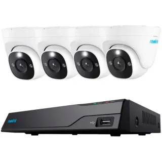 Reolink NVS8-8MD4, Set (1x NVR mit 2TB, 4x PoE Reolink 8 MP Überwachungskamera)