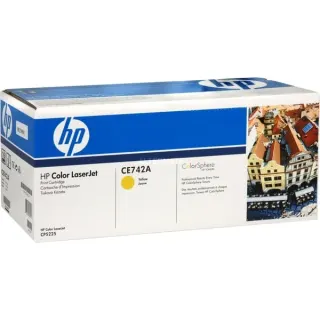 HP Toner gelb 307A (CE742A) (Retail)