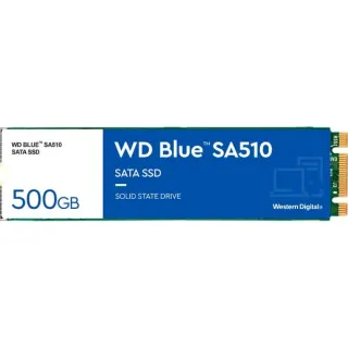 WD Blue SA510 500 GB, SSD (blau/weiß, SATA 6 Gb/s, M.2 2280)