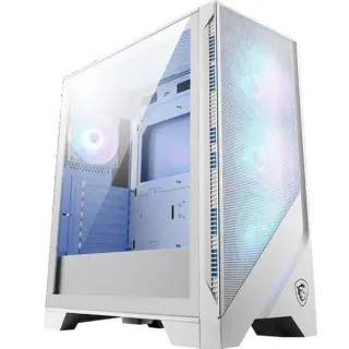MSI MAG FORGE 320R AIRFLOW , Tower-Gehäuse (weiß, Tempered Glass)