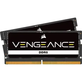 Corsair SO-DIMM 32 GB DDR5-4800 (2x 16 GB) Dual-Kit, Arbeitsspeicher (schwarz, CMSX32GX5M2A4800C40, Vengeance)