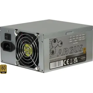 Inter-Tech HA-600AA2, PC-Netzteil (silber, 1x PCIe, 600 Watt)