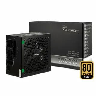 Inter-Tech HA-1000BA4, PC-Netzteil (schwarz, 1x 12-Pin High Power GPU, 3x PCIe, Kabelmanagement, 1000 Watt)