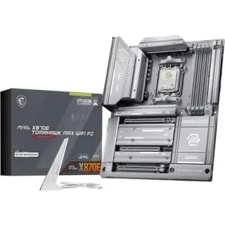 MSI MAG X870E TOMAHAWK MAX WIFI PZ, Mainboard (weiß)