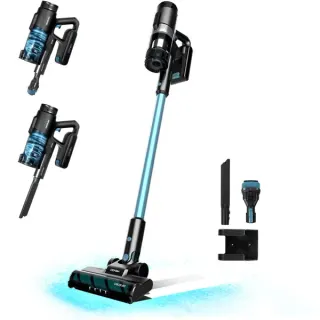 Cecotec Conga Rockstar 1500 Ray Eternal, Stielstaubsauger (schwarz/blau)