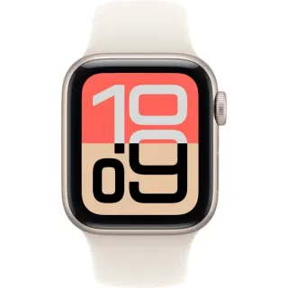 Apple Watch SE 3, Smartwatch (silber, Aluminium, 40 mm, Sportarmband polarstern S/M)