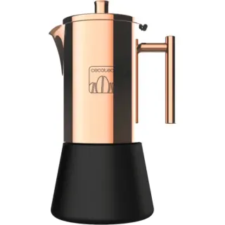 Cecotec Moking 1000 , Kaffeebereiter (mocca/schwarz, Edelstahl-Espressokocher)