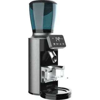 Cecotec SteelMill Touch, Kaffeemühle (edelstahl/schwarz, 200 Watt)