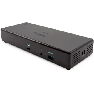 i-tec Thunderbolt3/USB-C Dual DisplayPort 4K Docking Station + Power Delivery 85W, Dockingstation (schwarz)