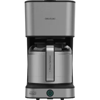 Cecotec Coffee 66 Drop & Thermo , Filtermaschine (edelstahl/schwarz, 950 Watt)