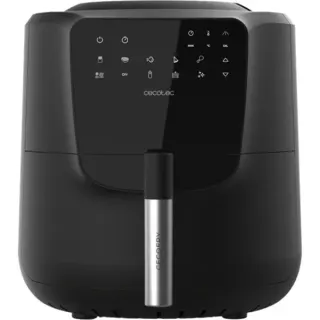 Cecotec Heißluftfritteuse CecoFry Rain (schwarz, 1.550 Watt, Korb 5,5 Liter, Öldosierer)