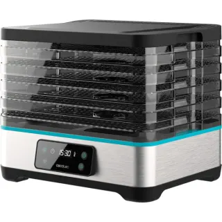 Cecotec VitaDry Pro Dörrautomat (edelstahl/transparent, 300 Watt, 5 höhenverstellbare Fächer)