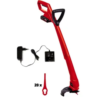 EINHELL Power X-Change Akku-Rasentrimmer GC-CT 18/24 Li P, 18Volt (rot/schwarz, Li-Ionen Akku 1,5Ah)