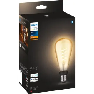 Philips HUE White Filament Lampe E27 Giant Edison ST72 550 lm, LED-Lampe