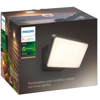 Philips HUE White Welcome Outdoor Flutlicht, LED-Leuchte (schwarz)
