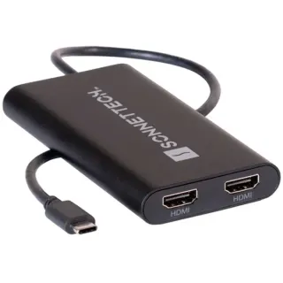 Sonnet USB-C to Dual 4K 60Hz HDMI Adapter, Dockingstation (USB-C, 2x HDMI)