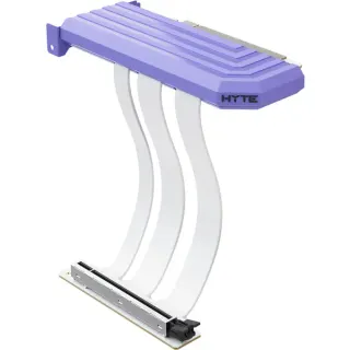 HYTE PCIe 5.0 Hyper Riser, Verlängerungskabel (lila/weiß, 20cm)