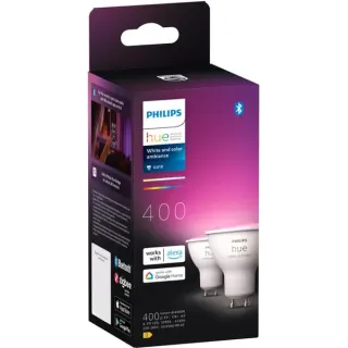 Philips HUE White & Color Ambiance GU10 Smarter Spot Doppelpack, LED-Lampe