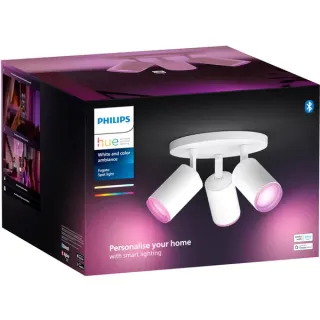 Philips HUE White & Color Ambiance Fugato 3er-Spot, LED-Leuchte (weiß)