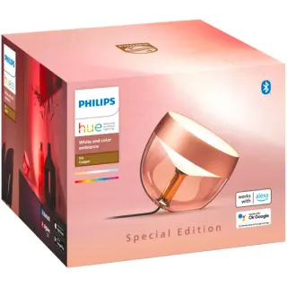 Philips HUE White & Color Ambiance Iris Tischleuchte Special Edition, LED-Leuchte (kupfer)