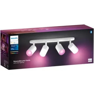 Philips HUE White & Color Ambiance Fugato 4er-Spot, LED-Leuchte (weiß)