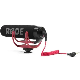 Rode Microphones VideoMic GO, Mikrofon (schwarz/rot)