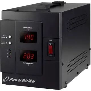 BlueWalker PowerWalker AVR 3000 SIV FR, Spannungsregler (schwarz, Spannungsregler, Output: Terminal, 1x French)
