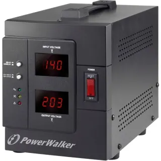 BlueWalker PowerWalker AVR 2000 SIV FR, Spannungsregler (schwarz, Spannungsregler, Output: 2x French)