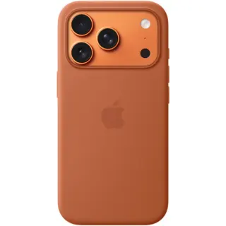 Apple Silikon Case mit MagSafe, Handyhülle (braun, iPhone 17 Pro)