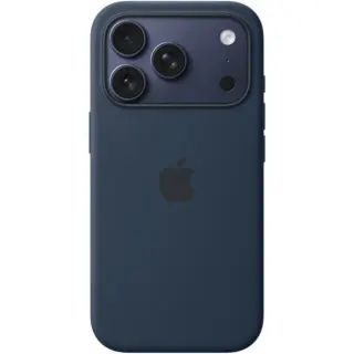 Apple Silikon Case mit MagSafe, Handyhülle (dunkelblau, iPhone 17 Pro)