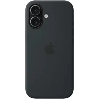 Apple Silikon Case mit MagSafe, Handyhülle (schwarz, iPhone 17)