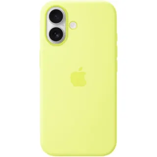 Apple Silikon Case mit MagSafe, Handyhülle (neon-gelb, iPhone 17)