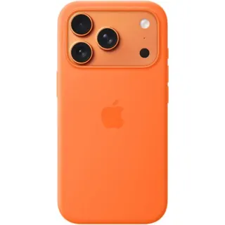 Apple Silikon Case mit MagSafe, Handyhülle (orange, iPhone 17 Pro)