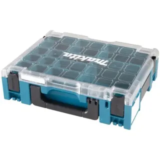 Makita MAKPAC-Organizer 191X80-2, Koffer (blau/transparent, i)