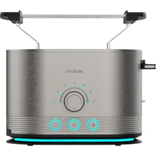 Cecotec Toaster Shine&Toast Double (edelstahl, 850 Watt, für 2 Scheiben Toast)