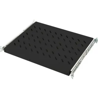 Digitus Fachboden ausziehbar 600mm 1HE (schwarz)