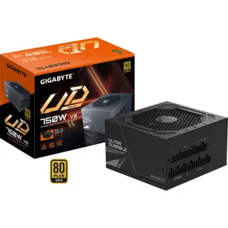 GIGABYTE GP-UD750GM PG5 V2 750W, PC-Netzteil (schwarz, 1x 12-Pin High Power GPU, 4x PCIe, Kabel-Management, 750 Watt)