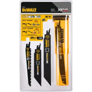DEWALT Säbelsägeblatt-Satz DT99550, 13-teilig (Länge 152 - 230mm, für Akkusägen)