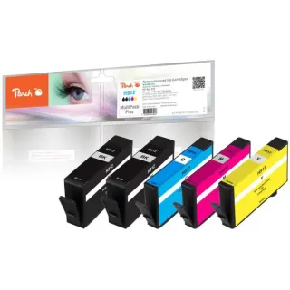 Peach Tinte Spar Pack Plus PI300-971 (kompatibel zu HP 912 (6ZC74AE))