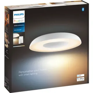 Philips HUE White Ambiance Still Deckenleuchte, LED-Leuchte (weiß, inkl. Hue Dimmschalter)